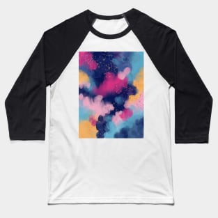 Colorful Modern Abstract Art 9 Baseball T-Shirt